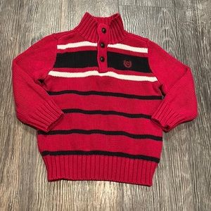 4/$20 Boys Chaps Knit Stripes Sweater Sz 2